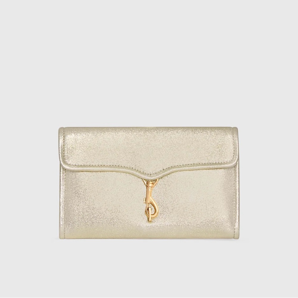 Rebecca Minkoff Travel Wallet in Champagne